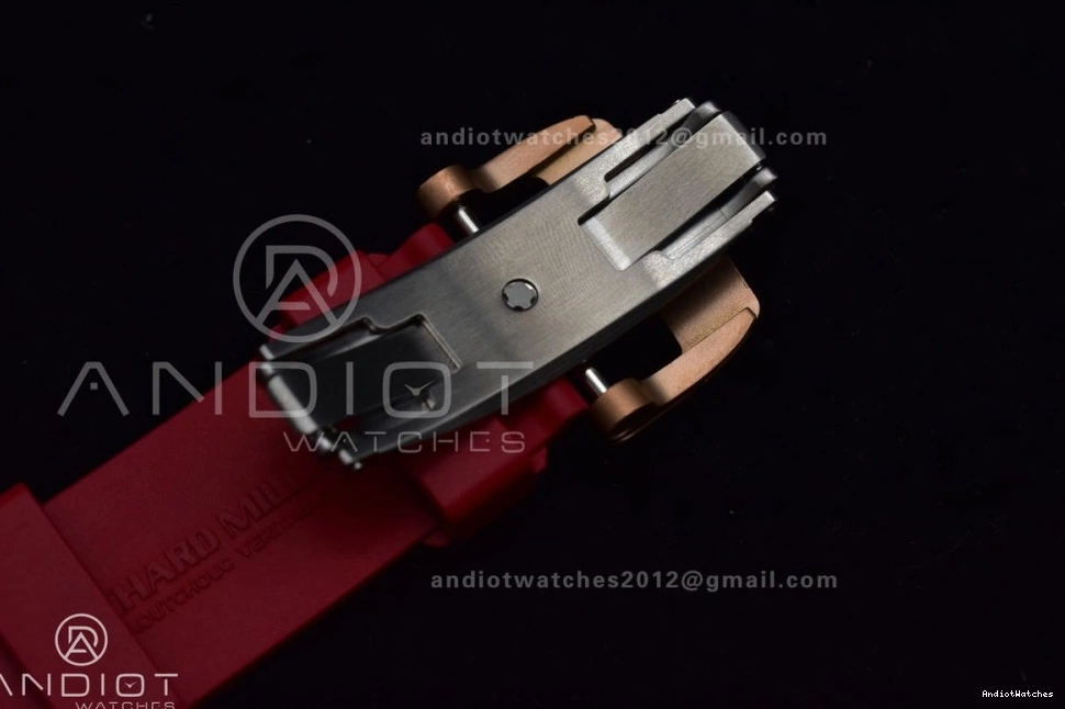 Lotus Edition 1020 RM011 Crystal Dial A7750 V Rubber Red on Strap ModernLook Best Chrono NTPT KVF 1:1 1117